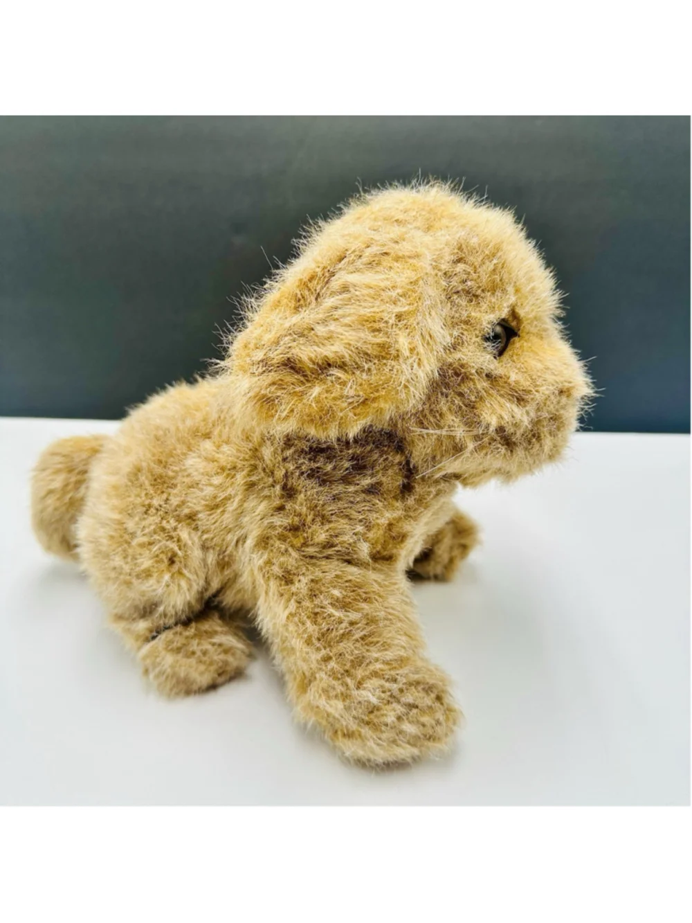 VTG K. B. Bros Puppy Dog Plush 9 Inch Brown Stuffed Animal KB 1980s